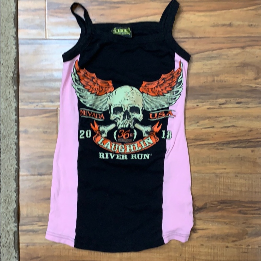 Biker Laughlin River run tank